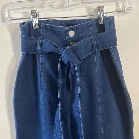 Flying Tomato Flare Jean Small High Waist Y2K Flair Festival Hippy‎ - Picture 5 of 9